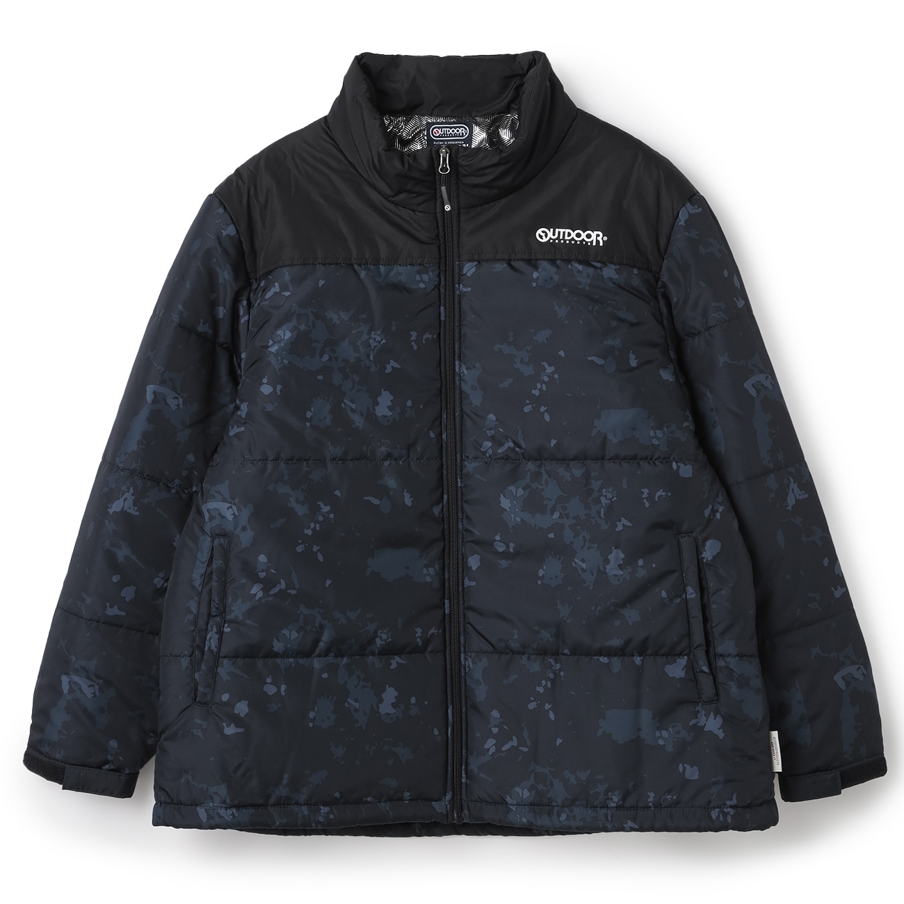 SizeMAX】OUTDOOR PRODUCTS 裏アルミ中綿スタンドジャケッ【AOKI