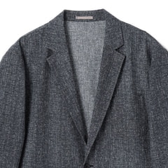 【SizeMAX】【パジャマスーツ】ドットサッカージャケット チェック セットアップ着用可