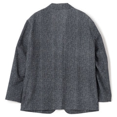【SizeMAX】【パジャマスーツ】ドットサッカージャケット チェック セットアップ着用可