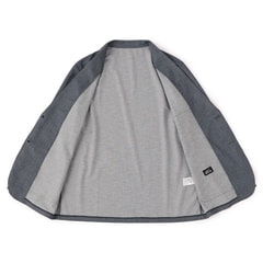 【SizeMAX】【パジャマスーツ】エアクール プリントメッシュジャケット 織柄 セットアップ着用可
