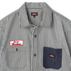 tenderloin ヒッコリーワークシャツ Sサイズ SMITH'S AMERICAN】スミスアメリカン 大きいサイズ ヒッコリー