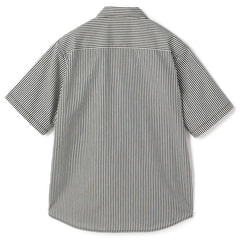 85-86FW ヒッコリーシャツ SizeMAX】GENUINE Dickies デニム＆ヒッコリーワークシャツ