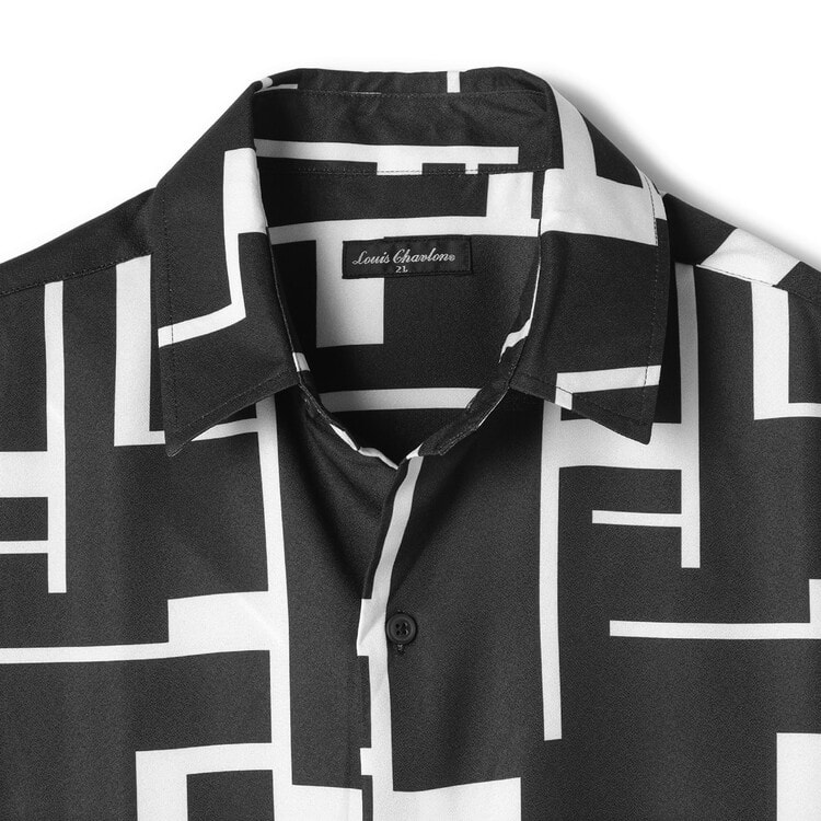 SizeMAX】LOUIS CHAVLON 半袖Tシャツ付きアムンゼンシャツ【AOKI