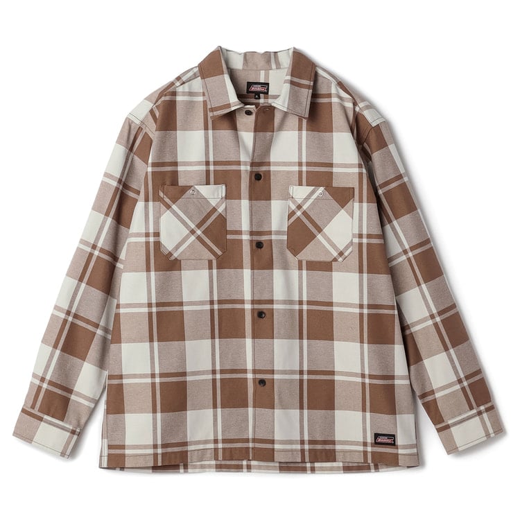 【SizeMAX】GENUINE Dickies ブロックチェックワークシャツ