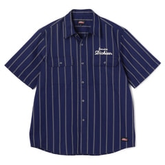 ディッキーズ　LINE6 ワークシャツ 古着 00s Dickies 「SPIDER 6」 LINE 6 ギター アンプ 豪華