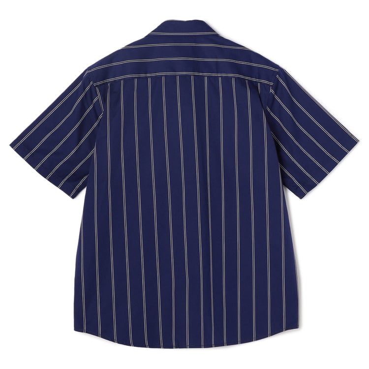 COMOLI / コモリ | ウールモールスキン ワークシャツ - Navy
