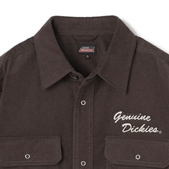 Dickies ブラック コーデュロイ ジャケット Lサイズ SizeMAX】GENUINE Dickies コーデュロイワークシャツ【AOKI公式