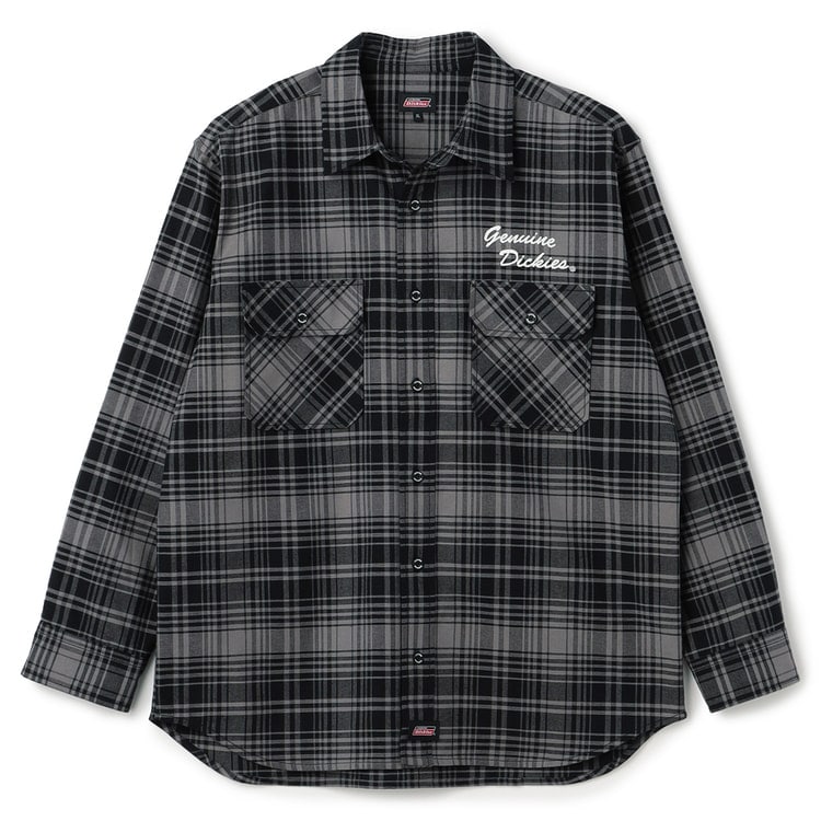 SizeMAX】GENUINE Dickies 刺繍入りオックスチェックワーク【AOKI