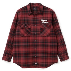 SizeMAX】GENUINE Dickies 刺繍入りオックスチェックワーク【AOKI