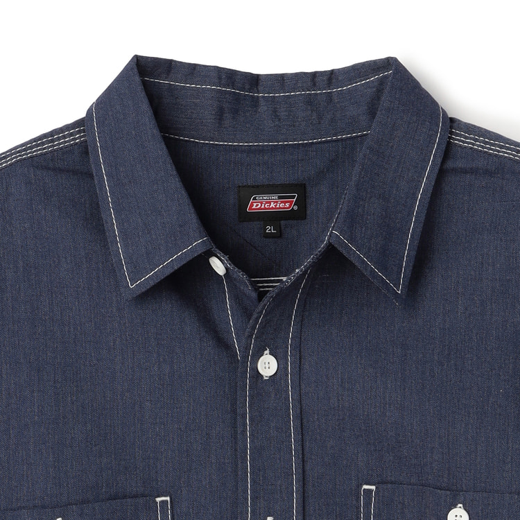 SizeMAX】GENUINE Dickies オックスワークシャツ【AOKI公式通販】