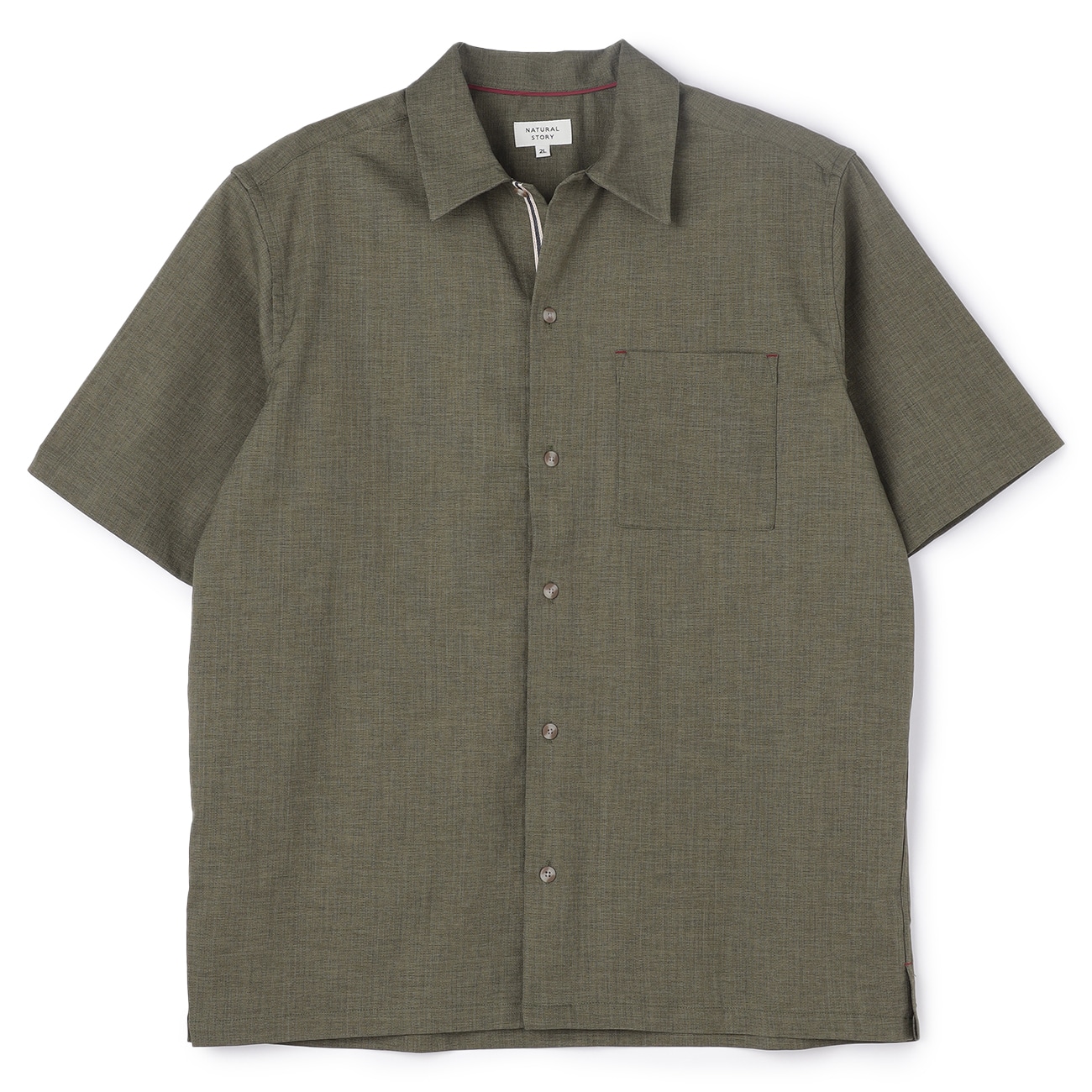 【SizeMAX】NATURAL STORY リネンライクシャツ 【SizeMAX】NATURAL STORY リネンライクシャツ