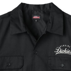 knosis ワークシャツ ブラック Lsize SizeMAX】GENUINE Dickies ツイルワークシャツ【AOKI公式通販】