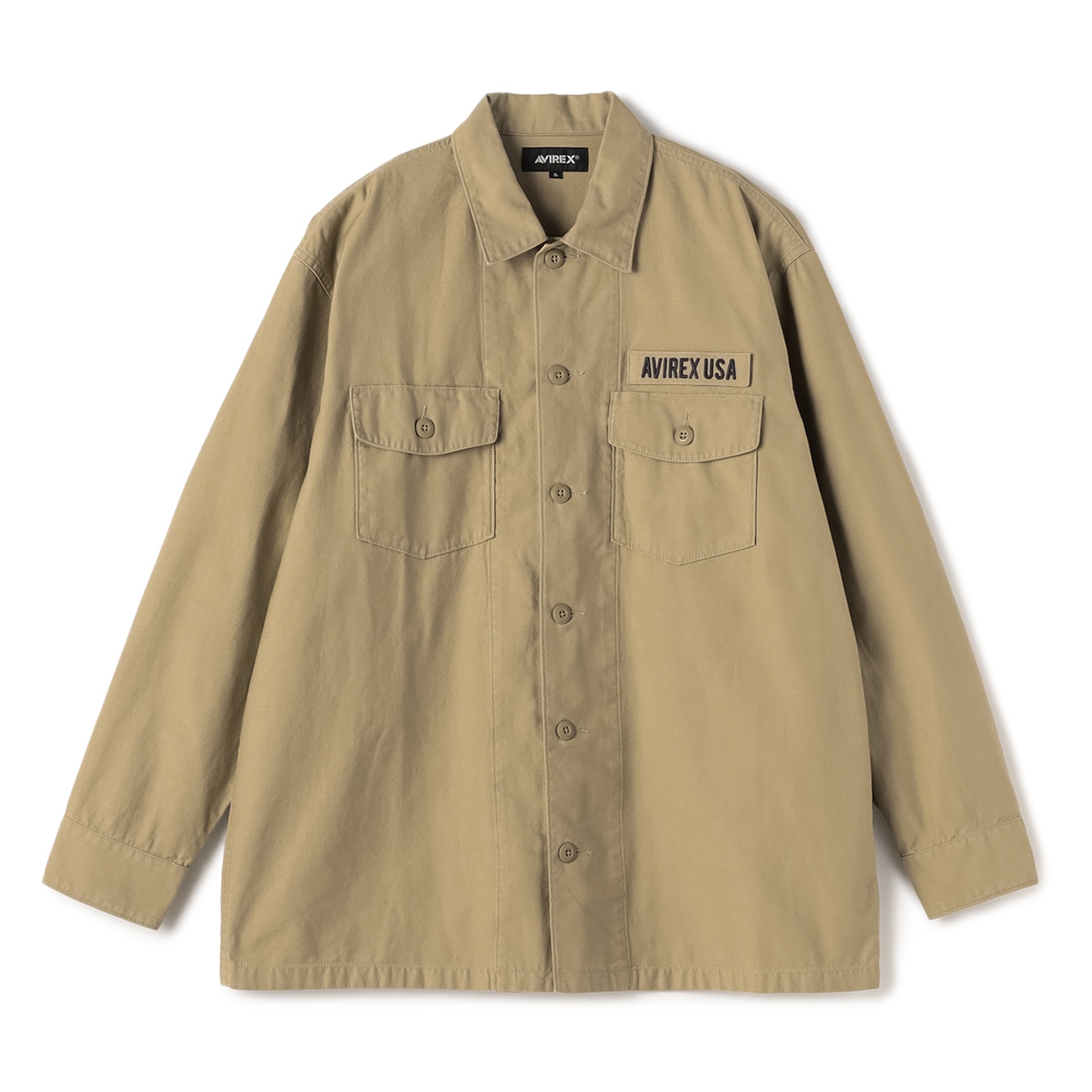 【SizeMAX】AVIREX ベーシックファティーグシャツ 【SizeMAX】AVIREX ベーシックファティーグシャツ