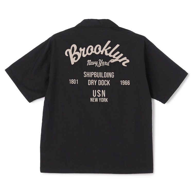 SizeMAX】AVIREX リネンコットン刺繍シャツ Brooklyn【AOKI公式通販】