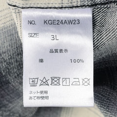 【SizeMAX×GERRY】別注 ビエラ起毛チェックシャツ