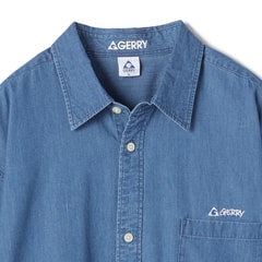 SizeMAX×GERRY】別注 ワンポイント刺繍デニムシャツ【AOKI公式通販】