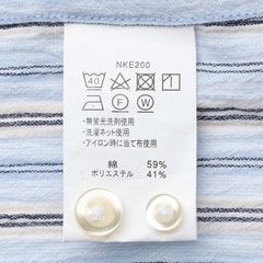 【SizeMAX】Kansai クレープロールアップボタンダウンシャツ