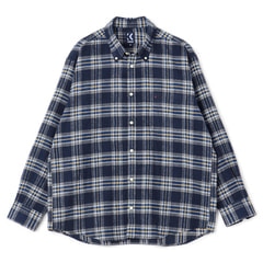 SizeMAX】Kansai ネルチェックボタンダウンシャツ【AOKI公式通販】