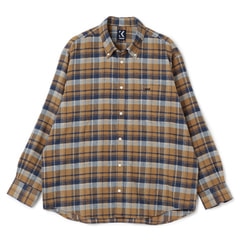 SizeMAX】Kansai ネルチェックボタンダウンシャツ【AOKI公式通販】