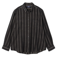 SizeMAX】POLO ツイル起毛ストライプボタンダウンシャツ【AOKI公式通販】