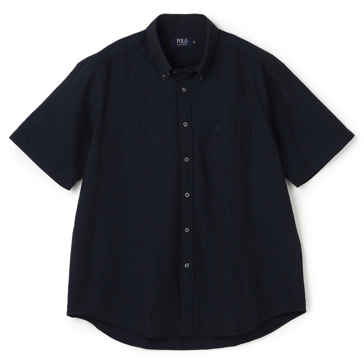 or slow 黒 ボタンダウン　ウールシャツ　サイズ3 美品 オアスロウ ウール ボタンダウンシャツ size1 - メルカリ