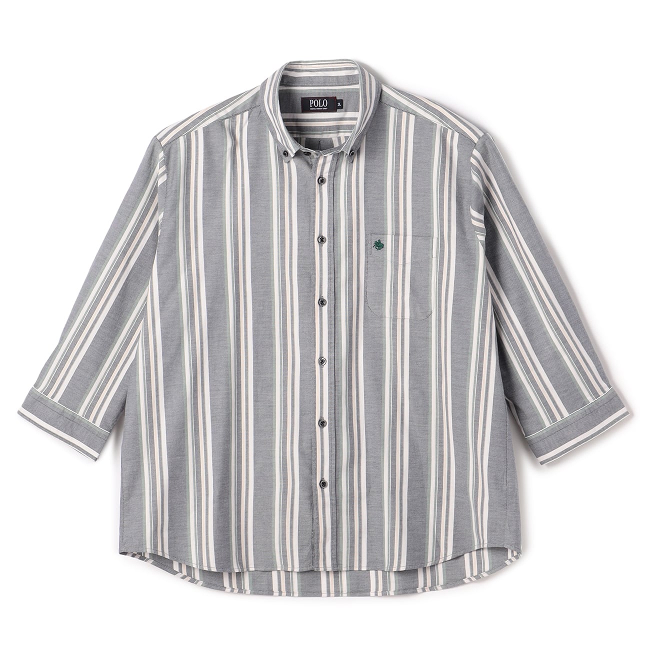 SizeMAX】POLO ロイヤルオックス七分袖シャツ【AOKI公式通販】