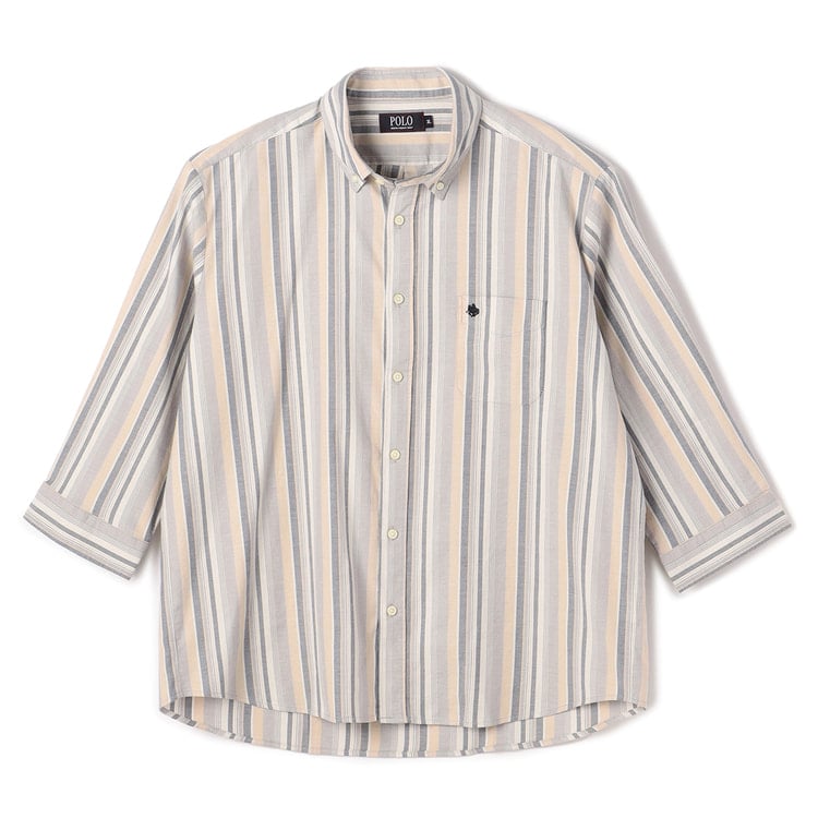 SizeMAX】POLO ロイヤルオックス七分袖シャツ【AOKI公式通販】
