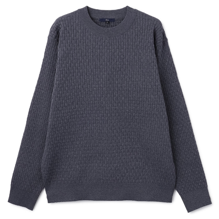 SizeMAX】G-stage ブリスター柄モックネックセーター【AOKI公式通販】