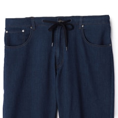 【SizeMAX】メッシュデニム 5ポケットパンツ