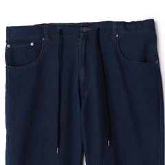 【SizeMAX】メッシュデニム 5ポケットパンツ