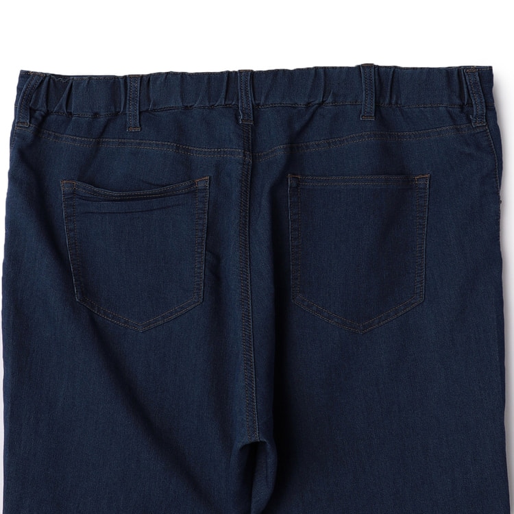 【SizeMAX】メッシュデニム 5ポケットパンツ