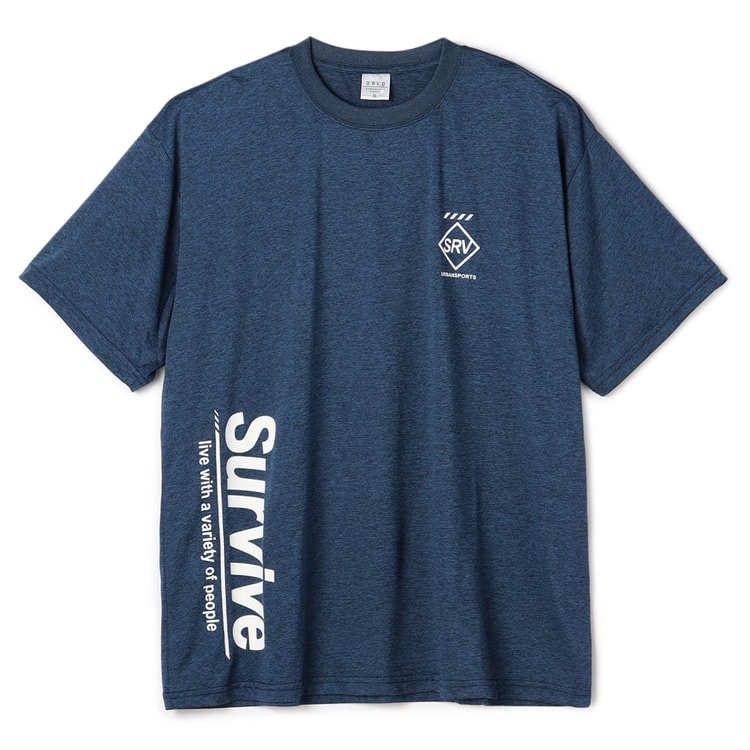 SizeMAX】吸汗速乾 カチオン天竺サイドロゴTシャツ【AOKI公式通販】
