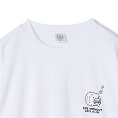 【SizeMAX】吸水速乾 ハニカムメッシュ蚊取り豚柄Tシャツ