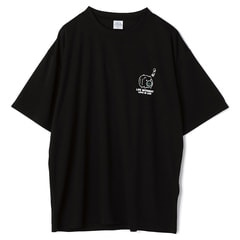 【SizeMAX】吸水速乾 ハニカムメッシュ蚊取り豚柄Tシャツ