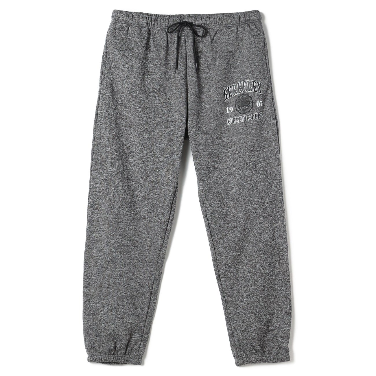 【SizeMAX】カチオン杢 裏起毛カレッジスウェットパンツ