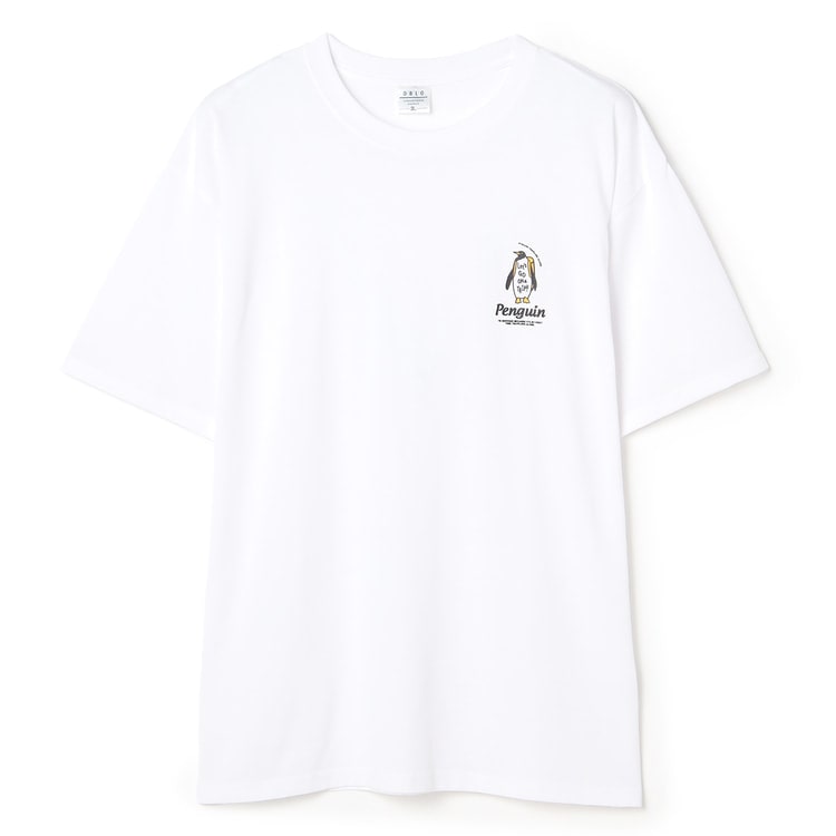 【SizeMAX】吸水速乾 ペンギンロゴドライTシャツ