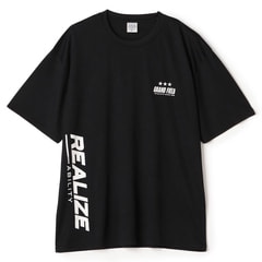 SizeMAX】吸水速乾 ハニカムメッシュスポーツ柄Tシャツ【AOKI