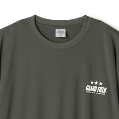 【SizeMAX】吸水速乾 ハニカムメッシュスポーツ柄Tシャツ