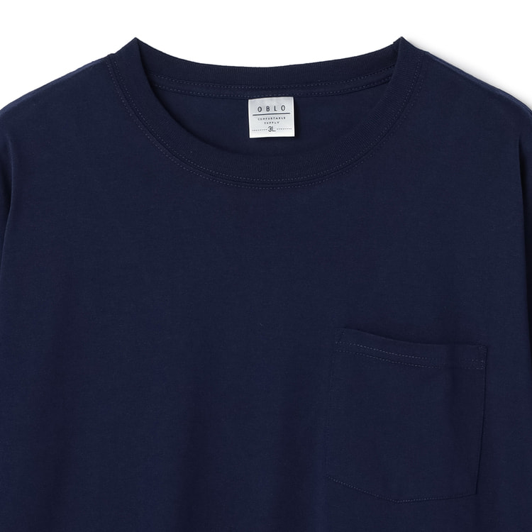 SizeMAX】OBLO ポケット付無地Tシャツ【AOKI公式通販】