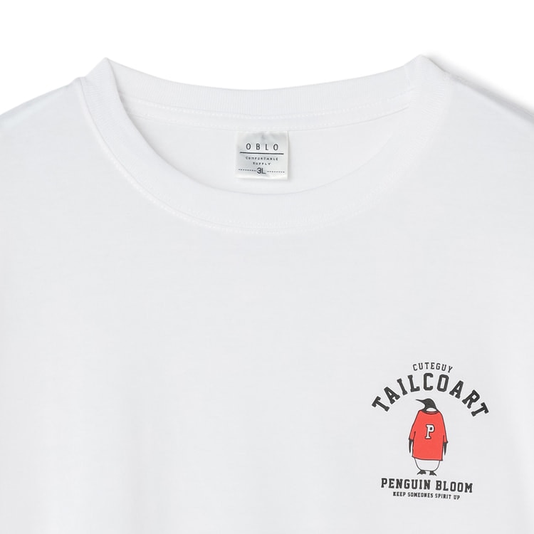 SizeMAX】OBLO ペンギン柄胸プリントTシャツ【AOKI公式通販】