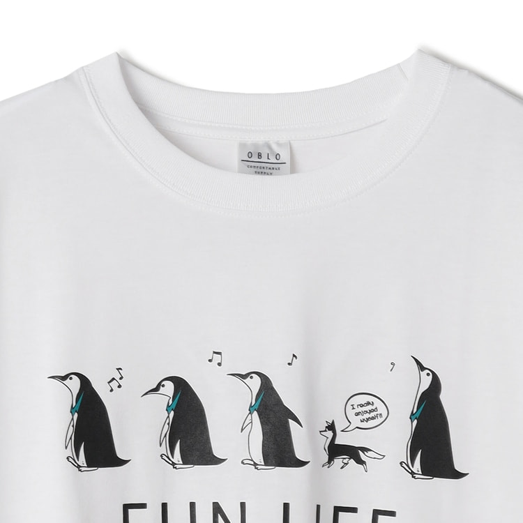 SizeMAX】OBLO ペンギン柄Tシャツ【AOKI公式通販】