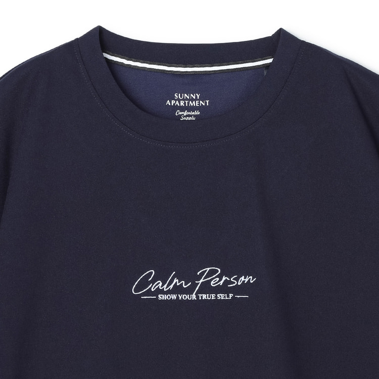 SizeMAX】sunny apartment 五分袖 ジョーゼットワンポイン