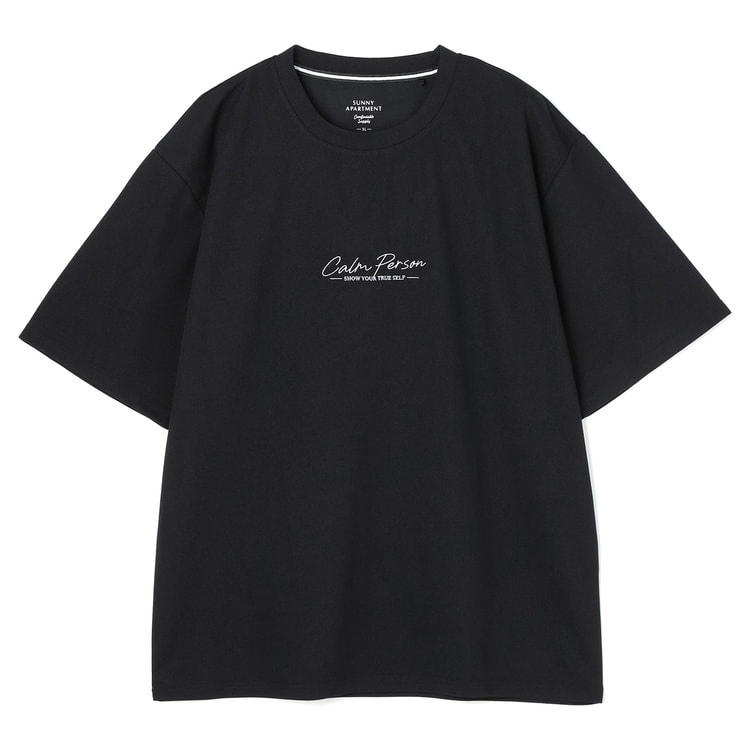 SizeMAX】sunny apartment 五分袖 ジョーゼットワンポイン