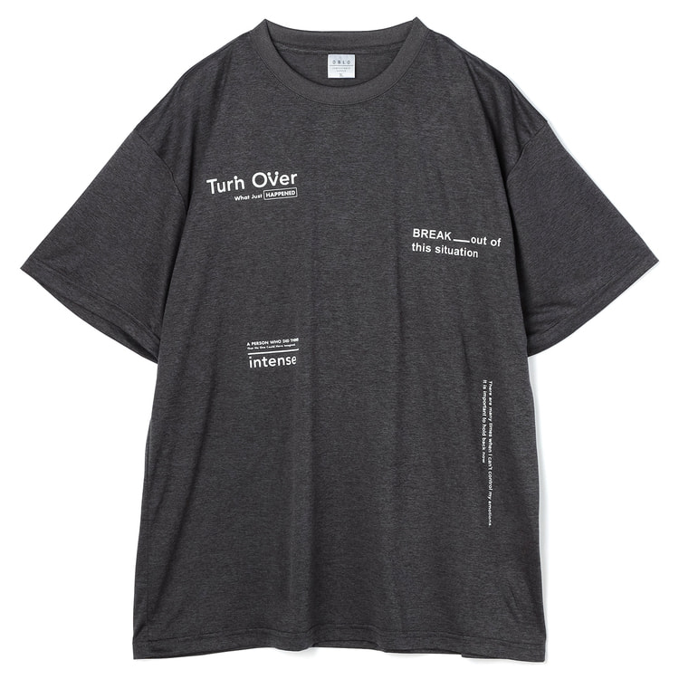 SizeMAX】OBLO カチオン天竺 トビロゴ柄Tシャツ【AOKI公式通販】