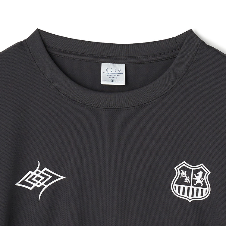 着画あり opium アイバーソン メッシュ Tシャツ SizeMAX】OBLO ハニカムメッシュスポーツロゴTシャツ【AOKI公式