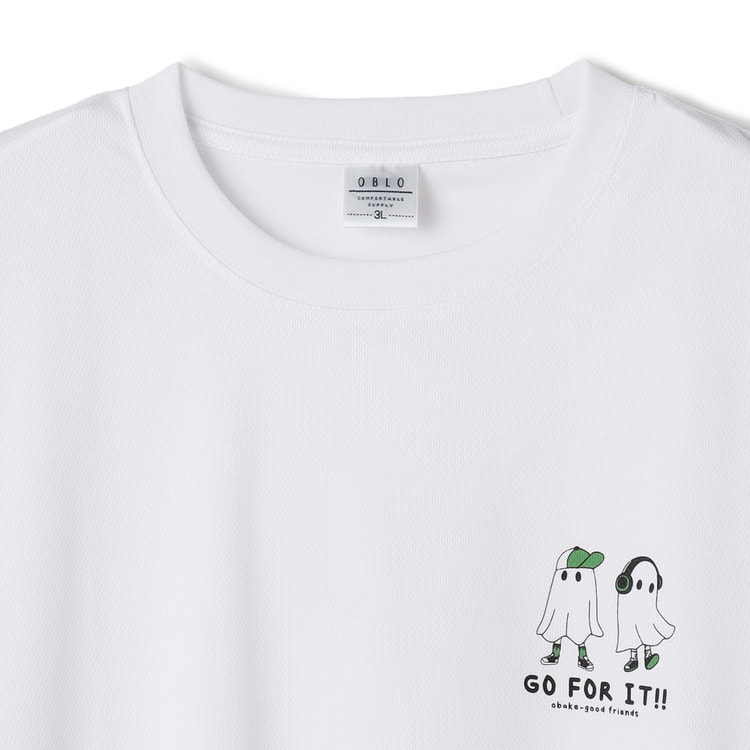 SizeMAX】OBLO ハニカムメッシュオバケ柄Tシャツ【AOKI公式通販】
