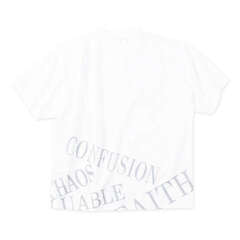 in the attic クロスエンボスロゴ半袖Tシャツ