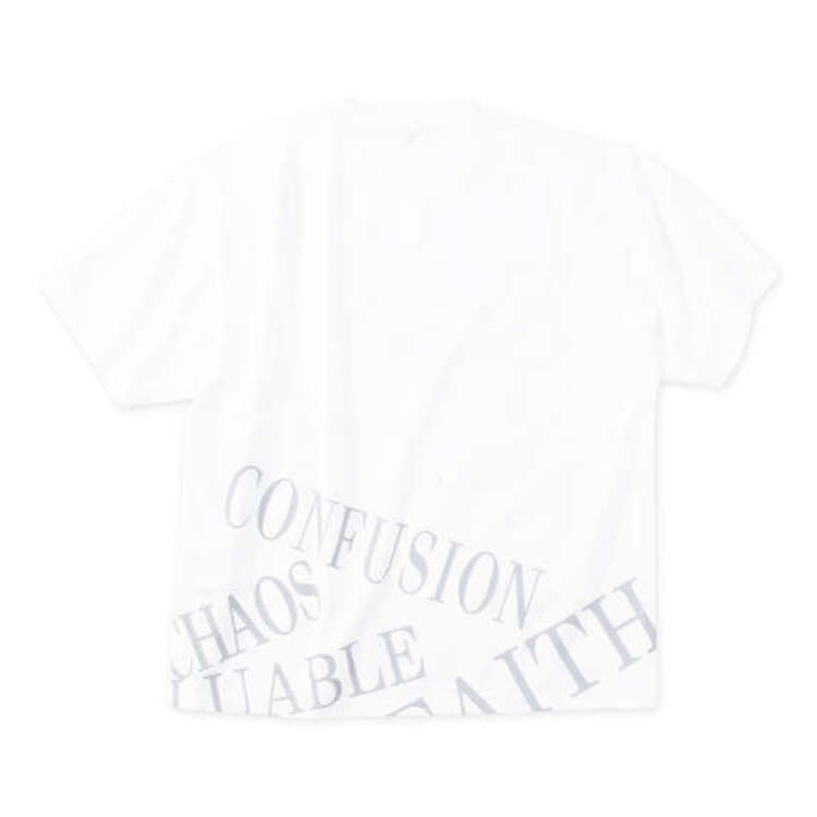 in the attic クロスエンボスロゴ半袖Tシャツ