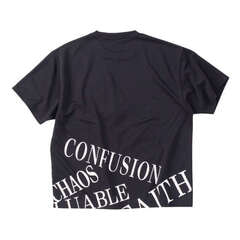 in the attic クロスエンボスロゴ半袖Tシャツ