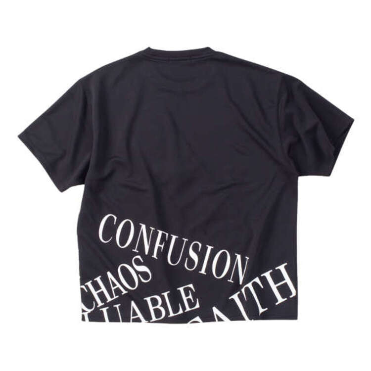in the attic クロスエンボスロゴ半袖Tシャツ